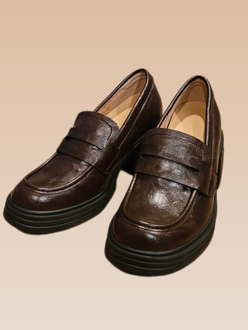 Heeled loafer (Brand New) in EU Size 35 (runs small so consider this a EU 34)